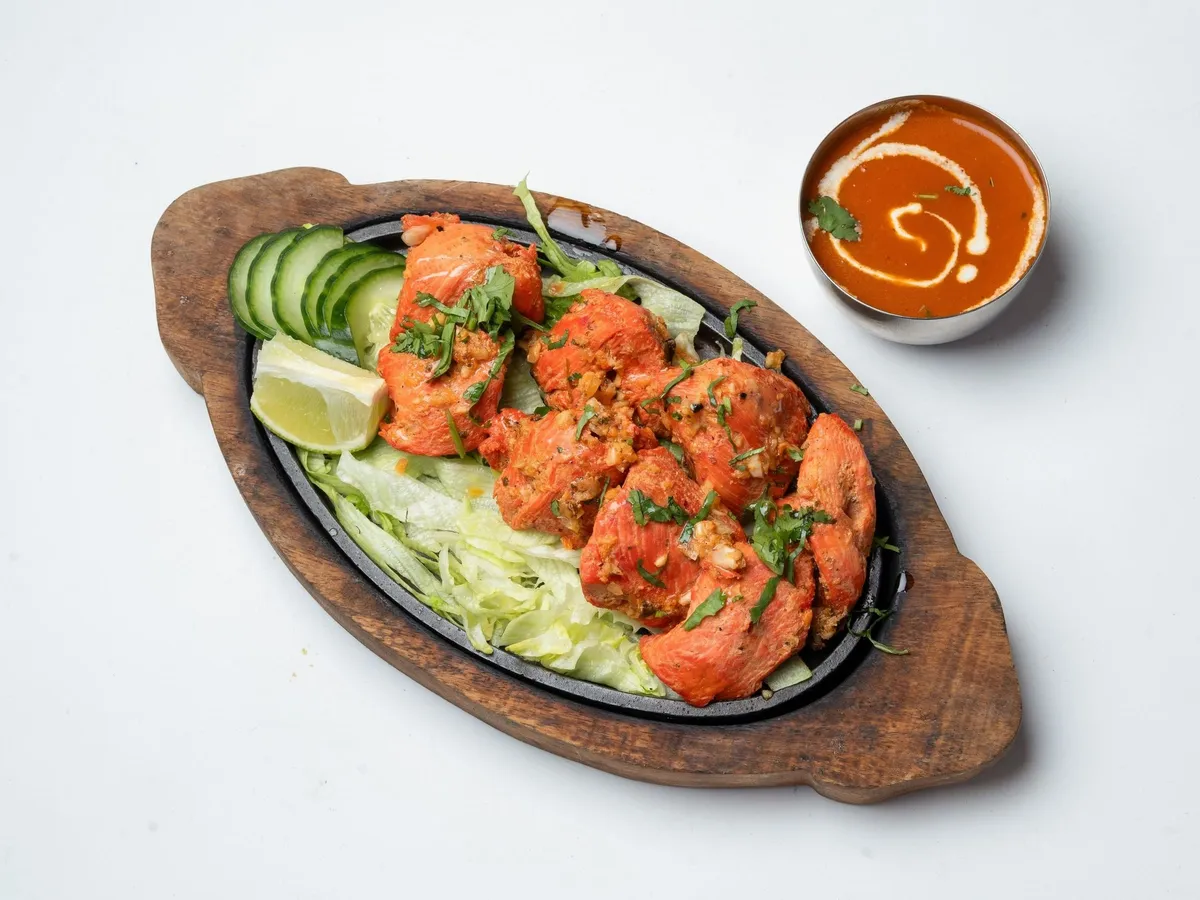 Chicken Lasooni Tikka Spieße in Knoblauchmarinade